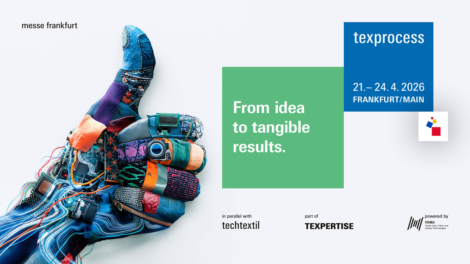 Texprocess – Leading international trade fair for the garment manufacturing and textile processing industry