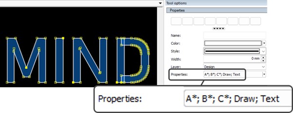 Instant Visibility of Properties in Tool Options