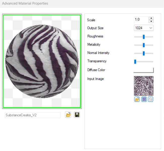 Advanced materials: transparency and diffuse colour